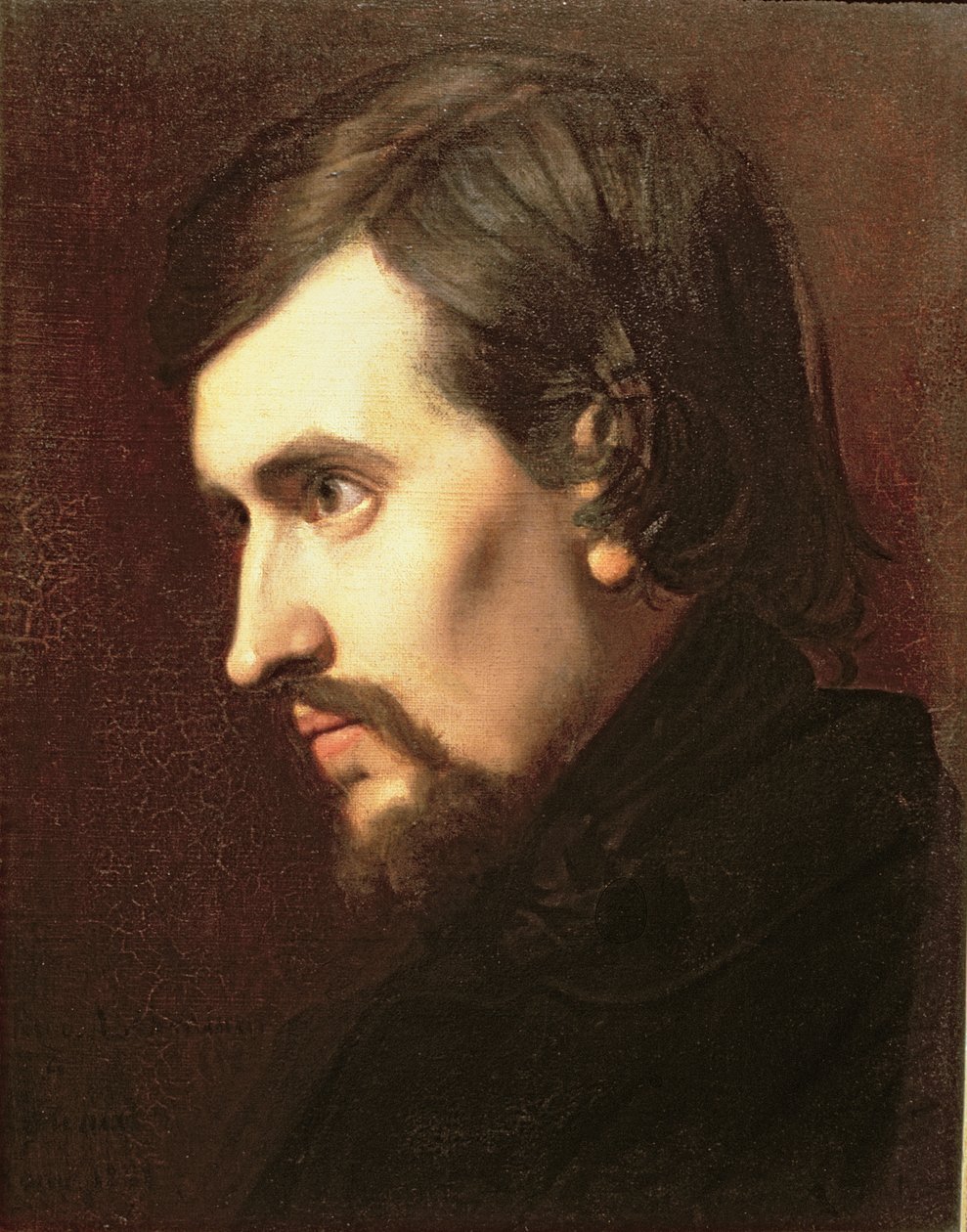 Muotokuva Charles Francois Gounodista (1818-93) tekijältä Henri Lehmann