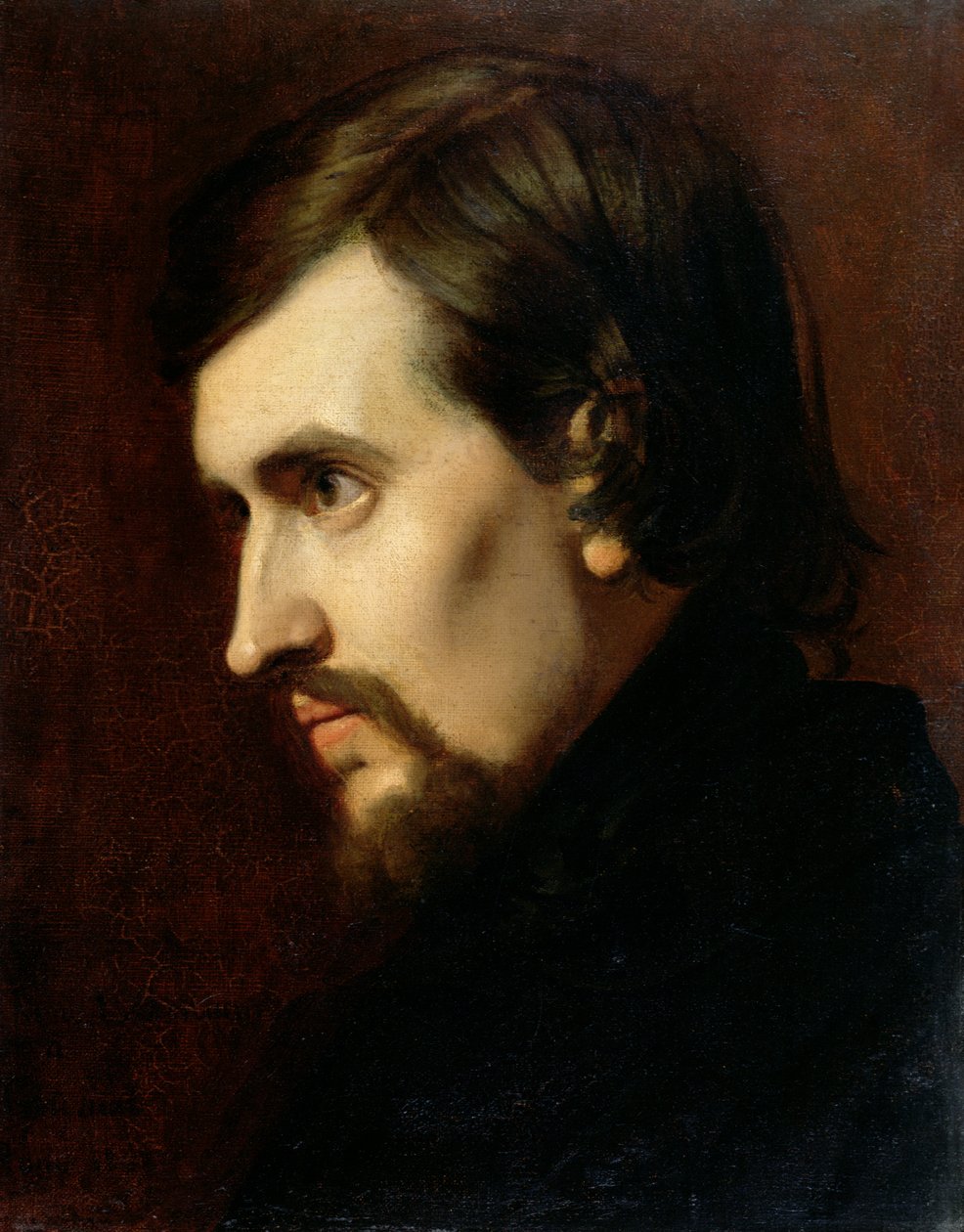 Muotokuva Charles-Francois Gounodista (1818-93) 1841 tekijältä Henri Lehmann