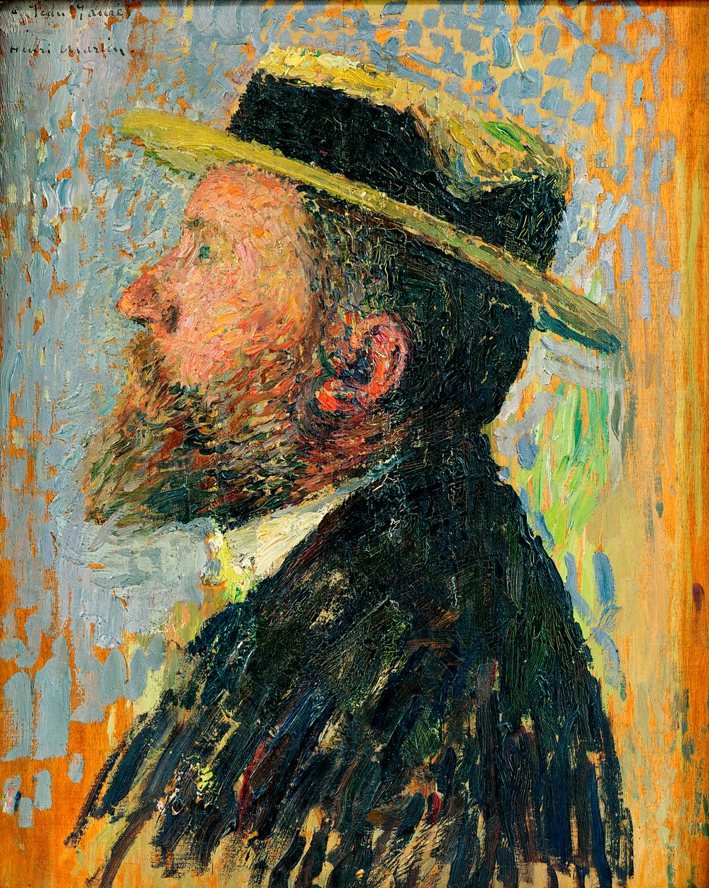 Ranskan sosialistijohtajan Jean Jauresin (1859-1914) muotokuva tekijältä Henri Martin