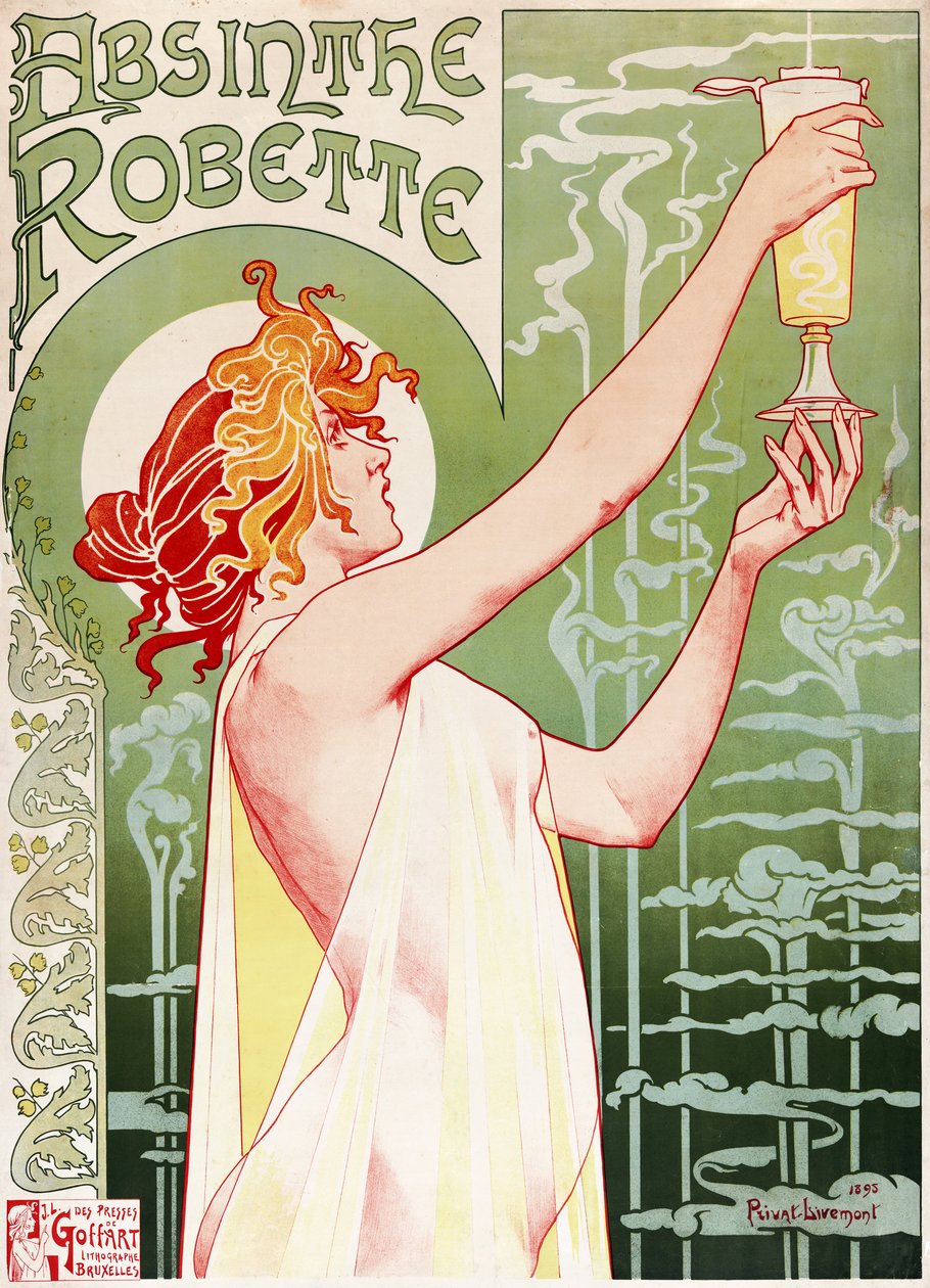 Absintti Robette tekijältä Privat Livemont