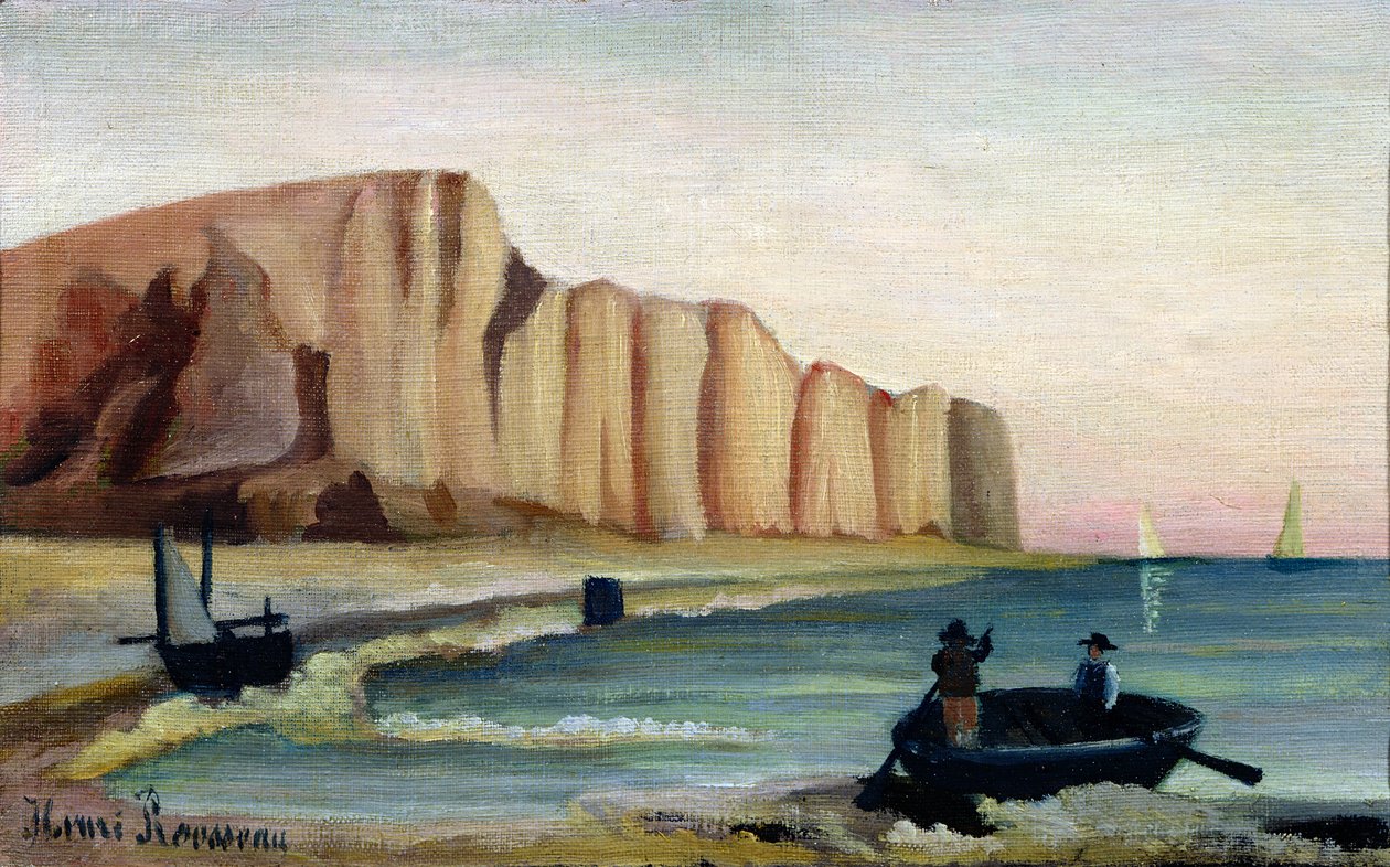Cliffs, n. 1897 tekijältä Henri Rousseau