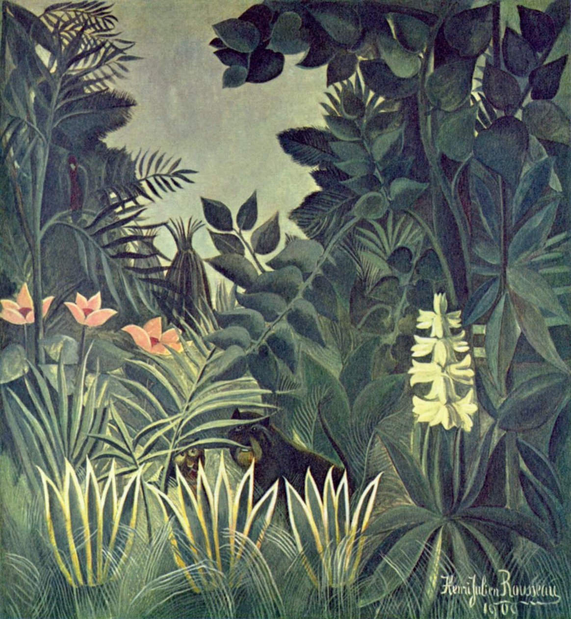 Dschungel am Äquator tekijältä Henri Rousseau
