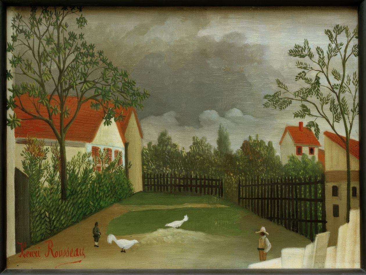 La Basse-Cour tekijältä Henri Rousseau