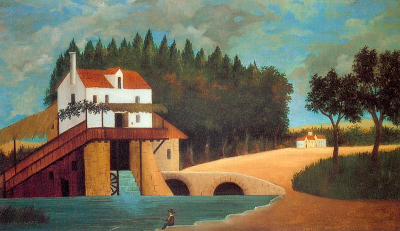 Le Moulin tekijältä Henri Rousseau