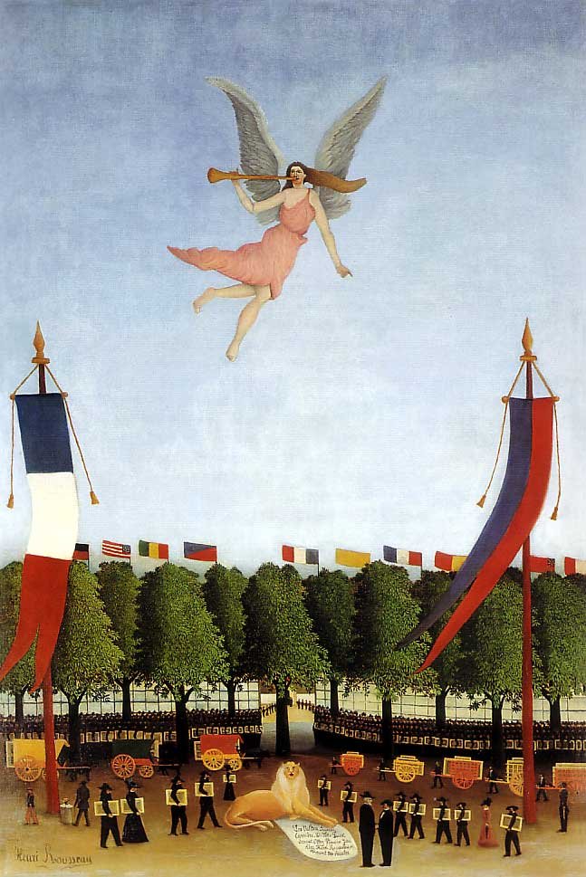 Liberty kutsuu taiteilijoita tekijältä Henri Rousseau
