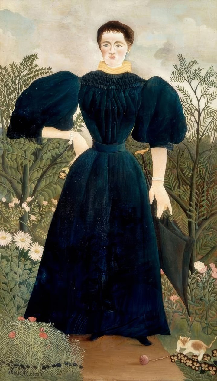 Femme muotokuva tekijältä Henri Rousseau