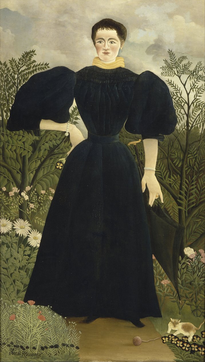 Madame M: n muotokuva; tekijältä Henri Rousseau