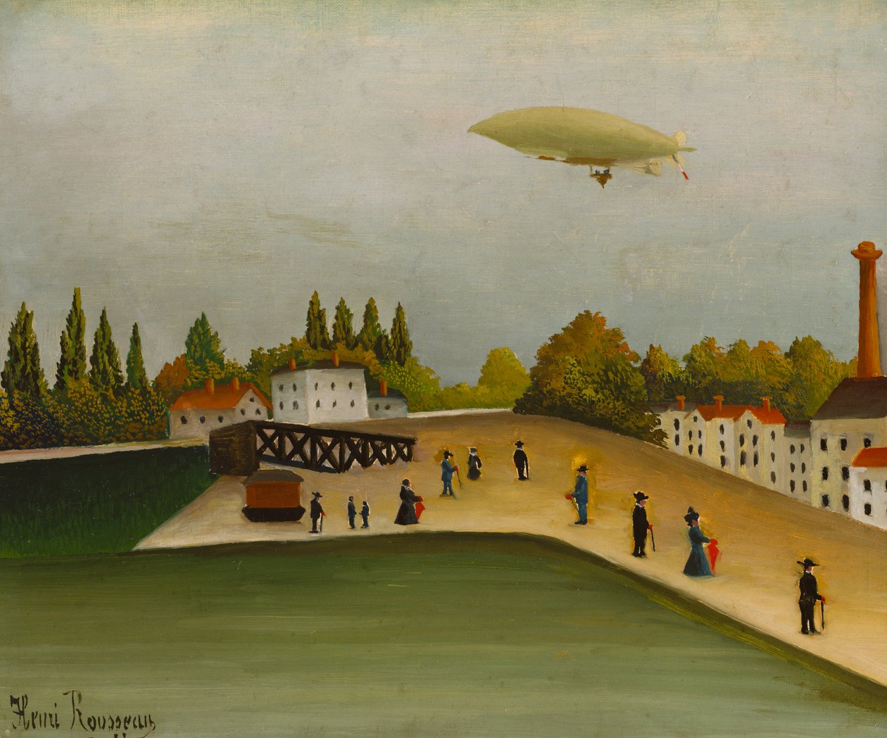 Quai dIvry tekijältä Henri Rousseau
