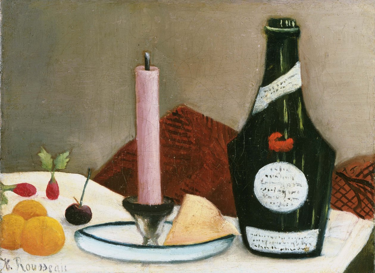 Vaaleanpunainen kynttilä tekijältä Henri Rousseau