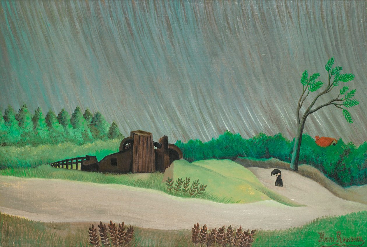 Un matin de pluie tekijältä Henri Rousseau