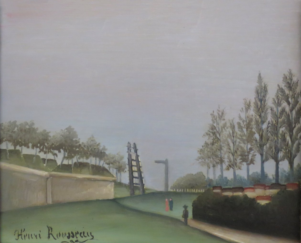 Näkymä Porte de Vanvesin linnoituksista tekijältä Henri Rousseau