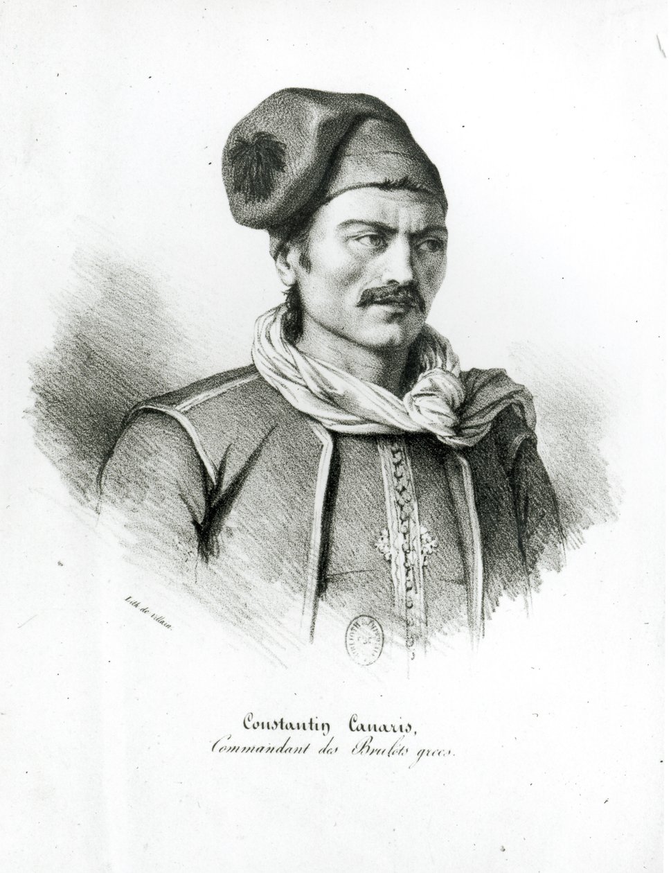 Constantine Kanaris (1790-1877) tekijältä Henri Villain