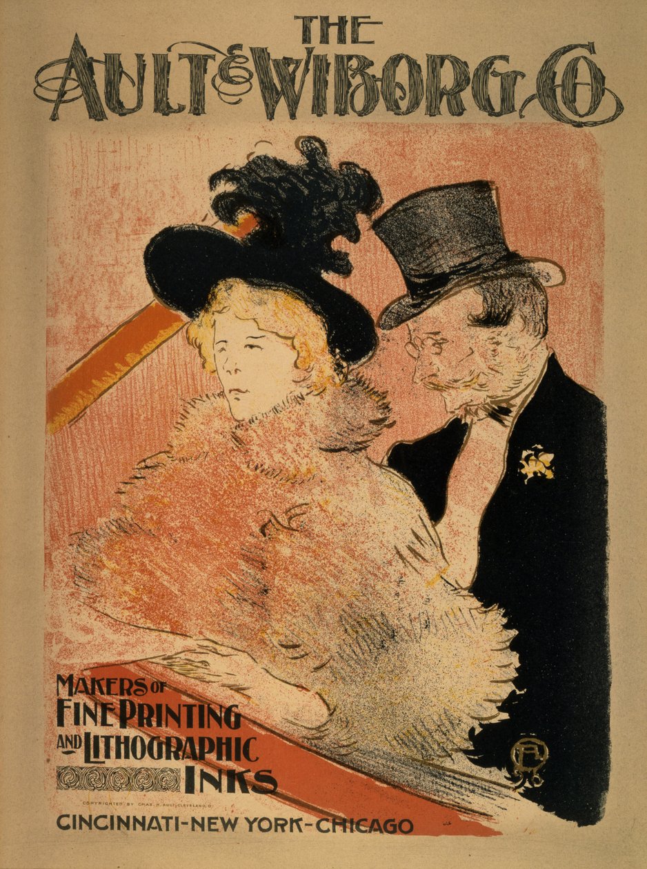 Konsertissa, 1896 (sinkografi) tekijältä Henri de Toulouse Lautrec