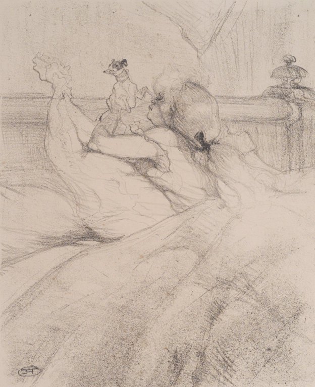 Au Lit tekijältä Henri de Toulouse Lautrec