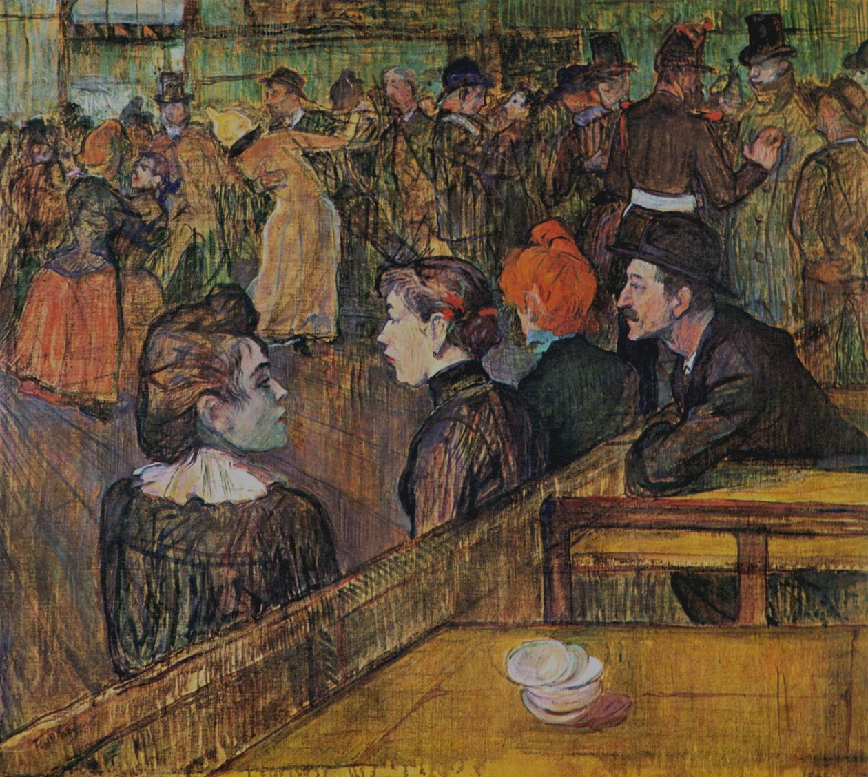 Pallo Moulin de la Galettessa tekijältä Henri de Toulouse Lautrec
