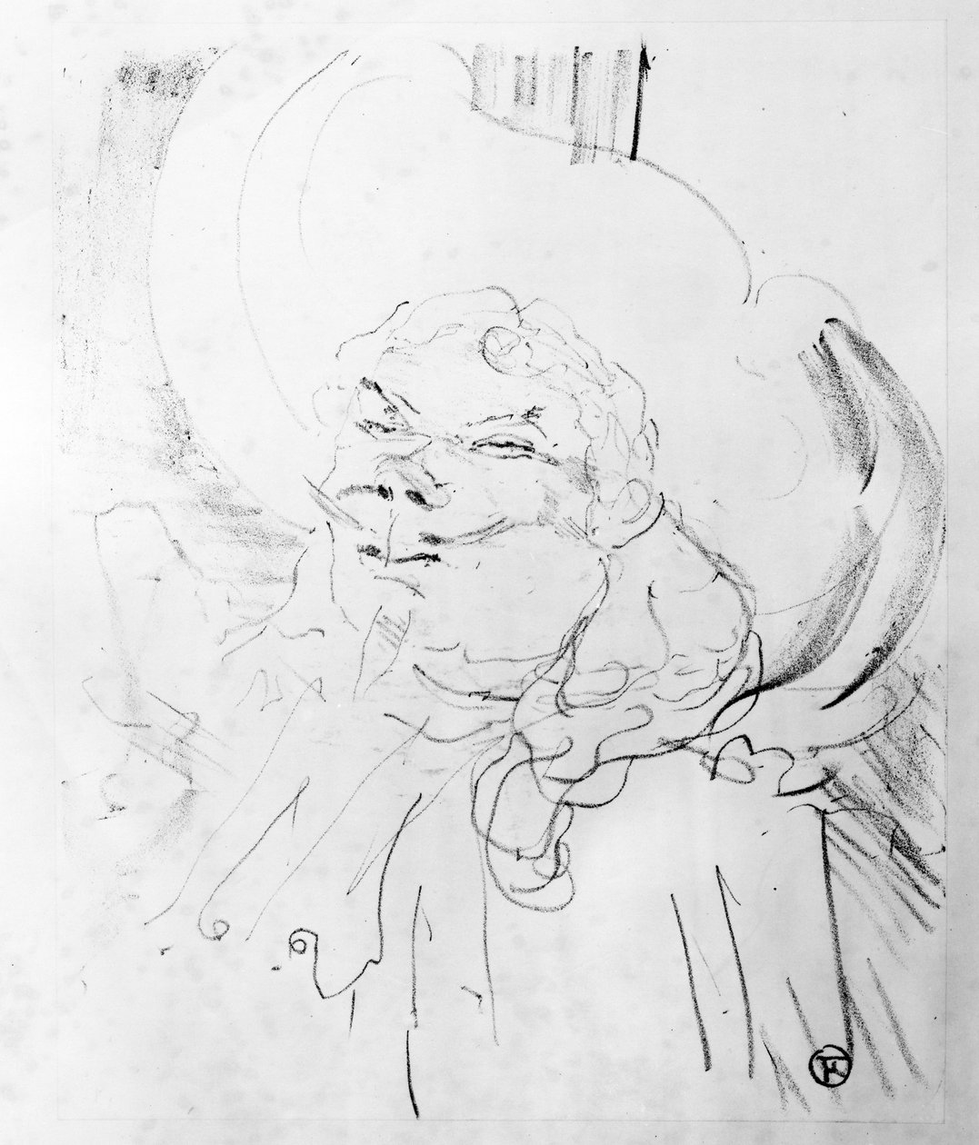 Benoît-Constant Coquelin hahmona Cyrano de Bergerac, 1898 tekijältä Henri de Toulouse Lautrec