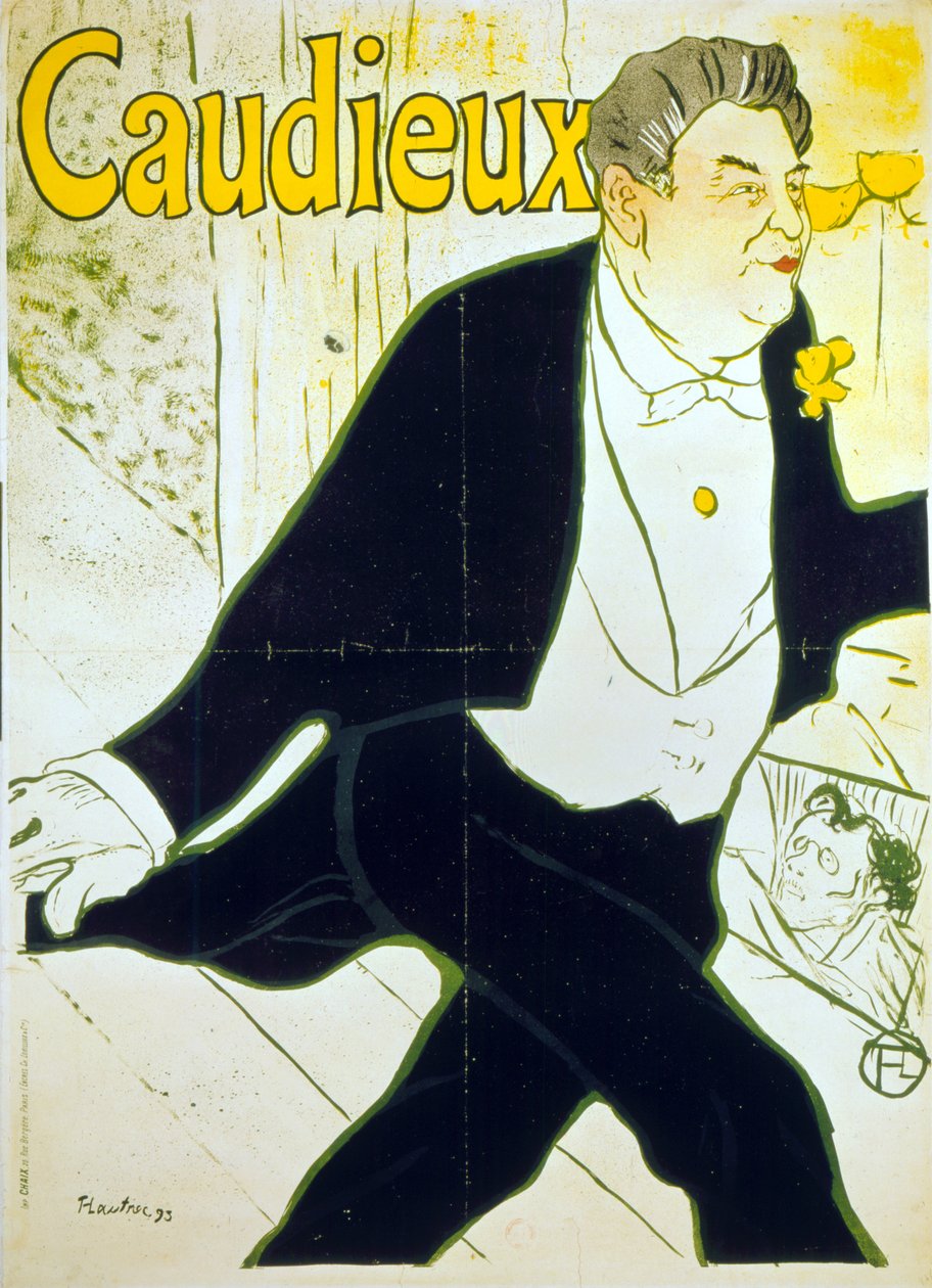 Caudieux, 1893 tekijältä Henri de Toulouse Lautrec