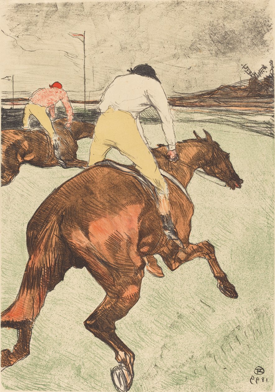 Jockey tekijältä Henri de Toulouse Lautrec