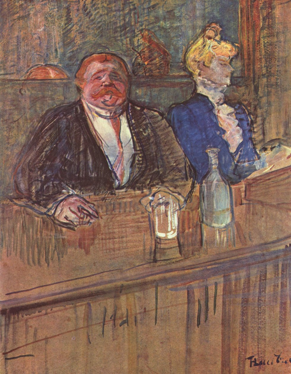 Die Bar tekijältä Henri de Toulouse Lautrec