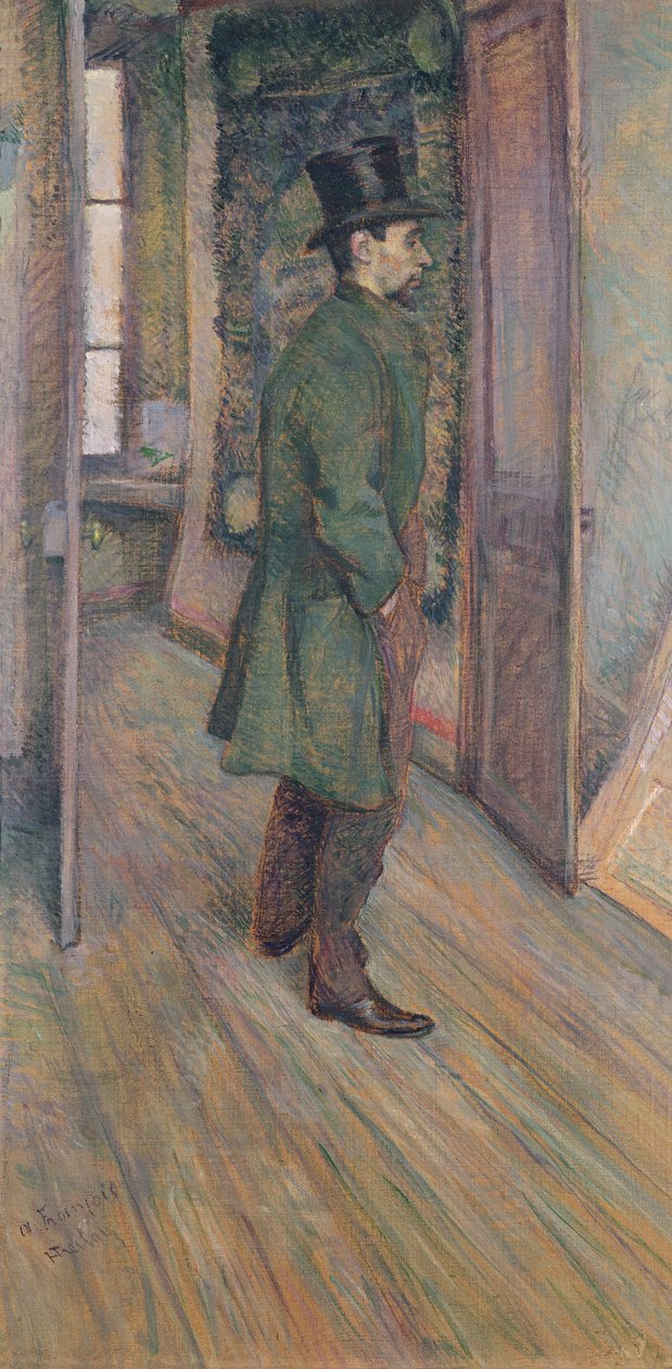 Francois Gauzy (1861-1933) (pastelli paperille) tekijältä Henri de Toulouse Lautrec