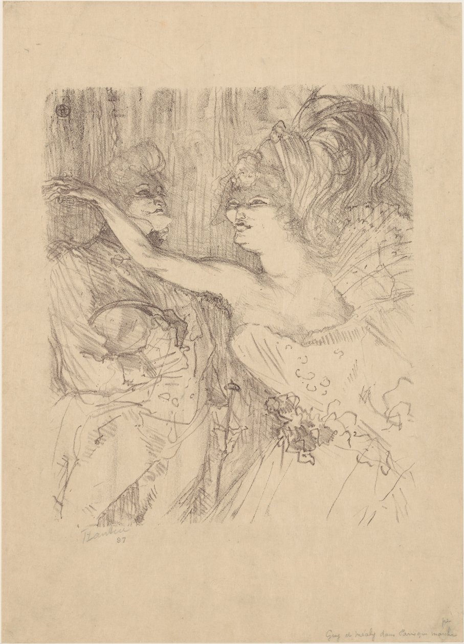 Guy ja Mealy tekijältä Henri de Toulouse Lautrec