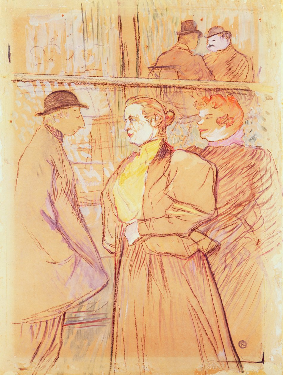 Moulin Rouge -teatterissa tekijältä Henri de Toulouse Lautrec