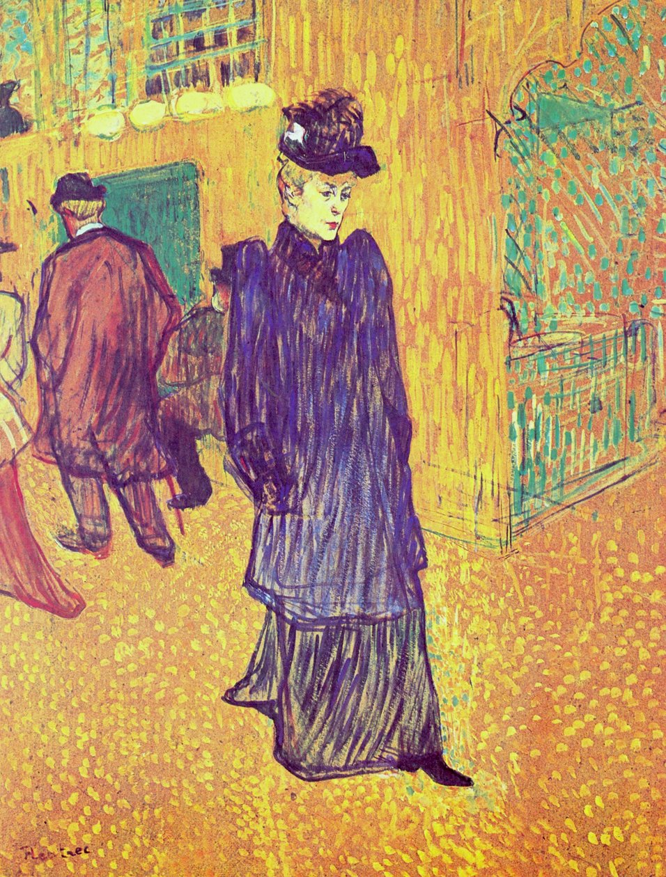 Jane Avril lähtee Moulin Rougesta tekijältä Henri de Toulouse Lautrec