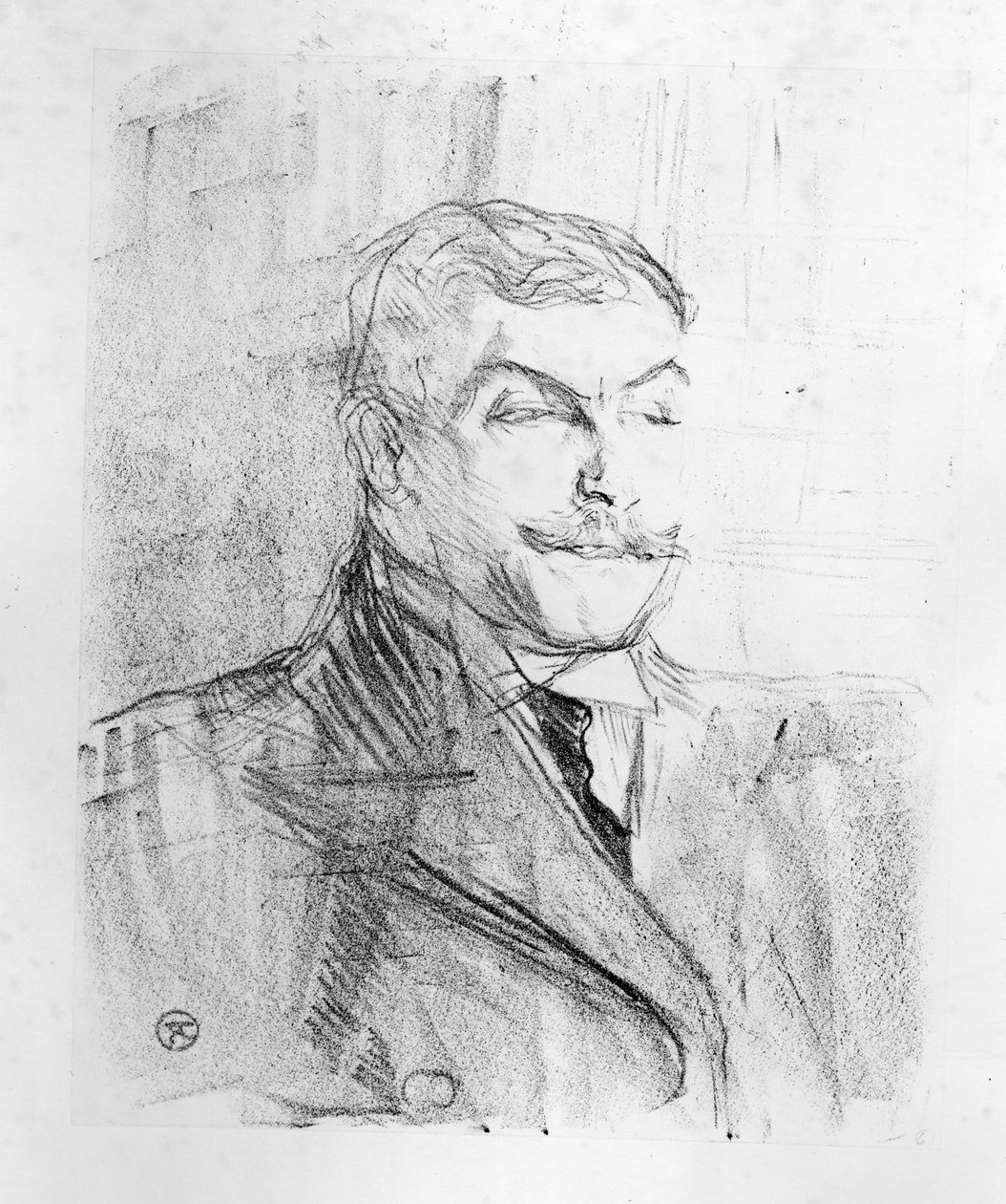Lucien Guitry, 1898 tekijältä Henri de Toulouse Lautrec