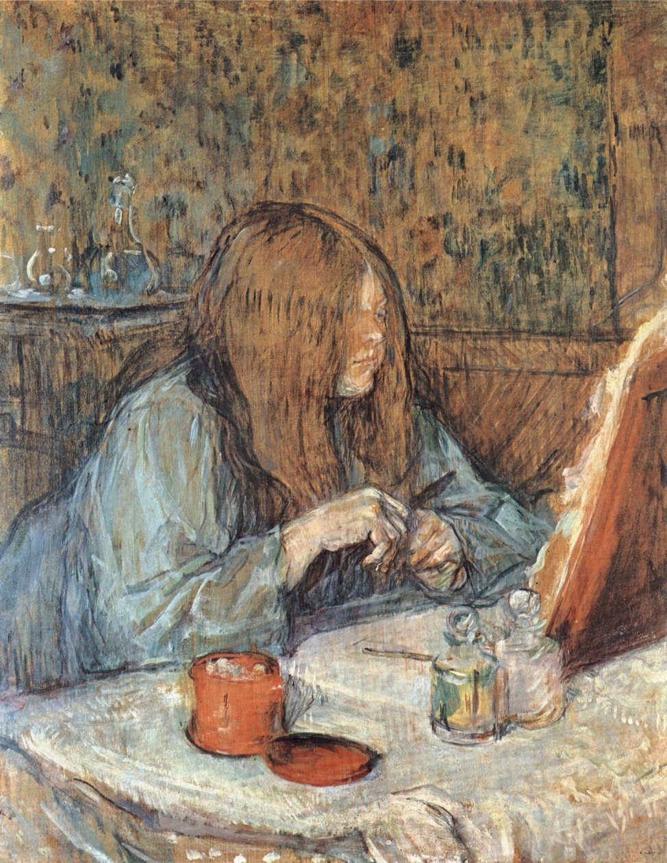 Madame Poupoule bei Toilette tekijältä Henri de Toulouse Lautrec