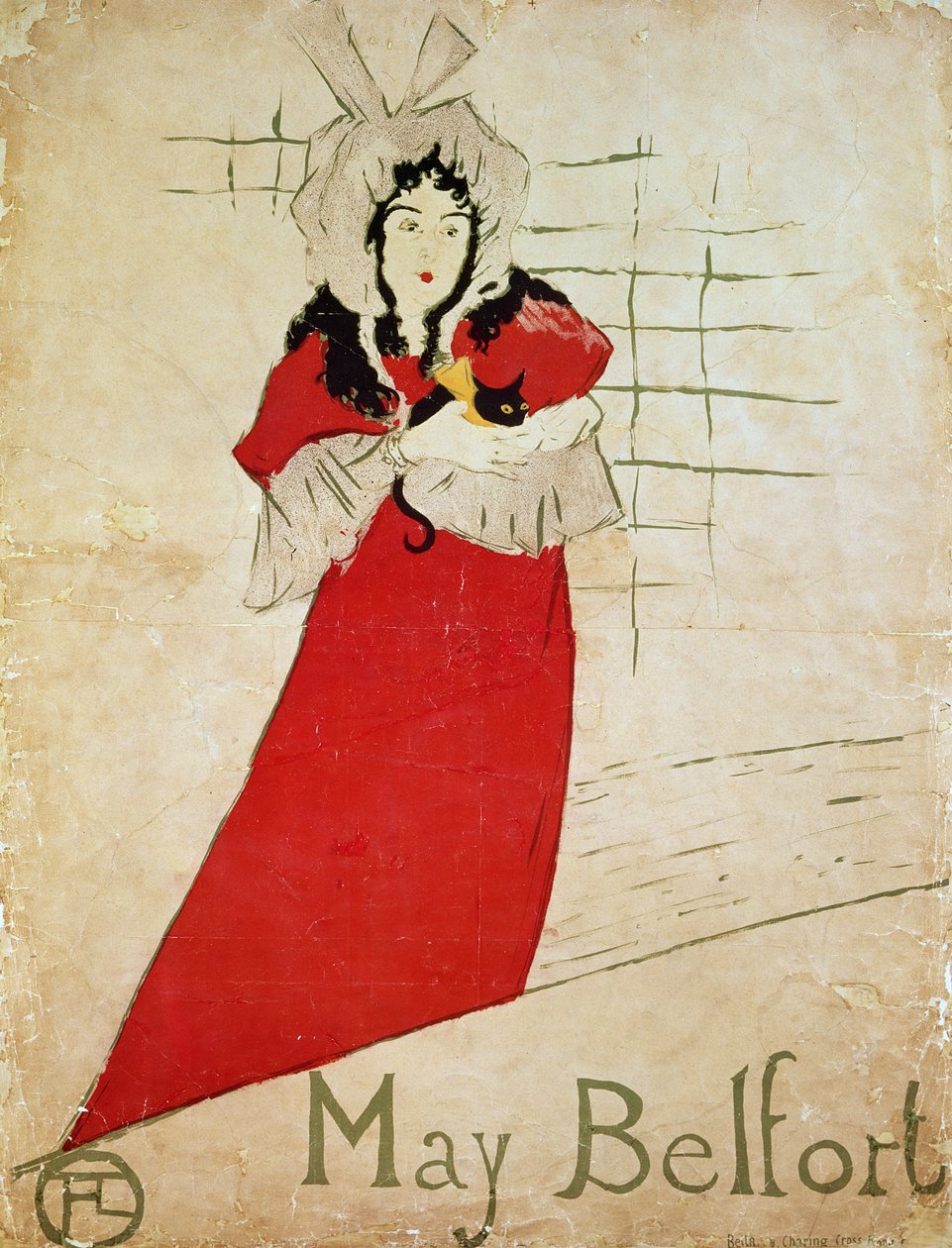 May Belfort, Ranska, 1895 tekijältä Henri de Toulouse Lautrec