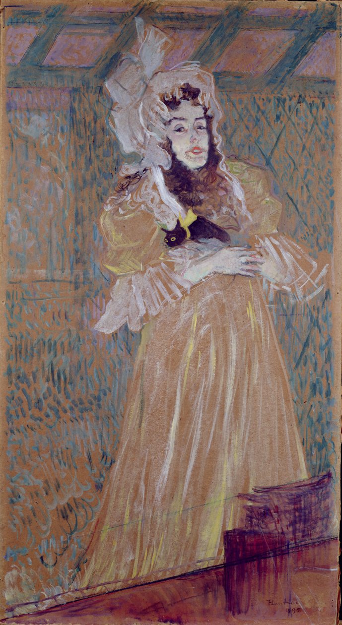 Miss May Belfort, 1895 tekijältä Henri de Toulouse Lautrec
