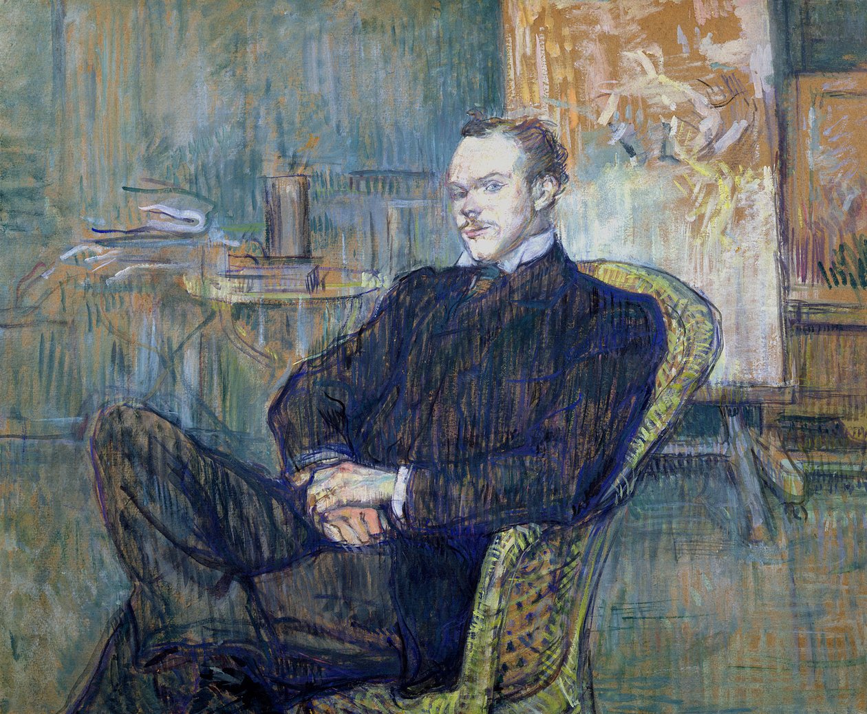 Paul Leclercq (1872-1956) 1897 (öljy pahville) tekijältä Henri de Toulouse Lautrec