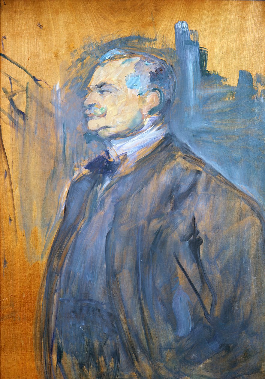 Mr. Manzin muotokuva (paneeli) tekijältä Henri de Toulouse Lautrec