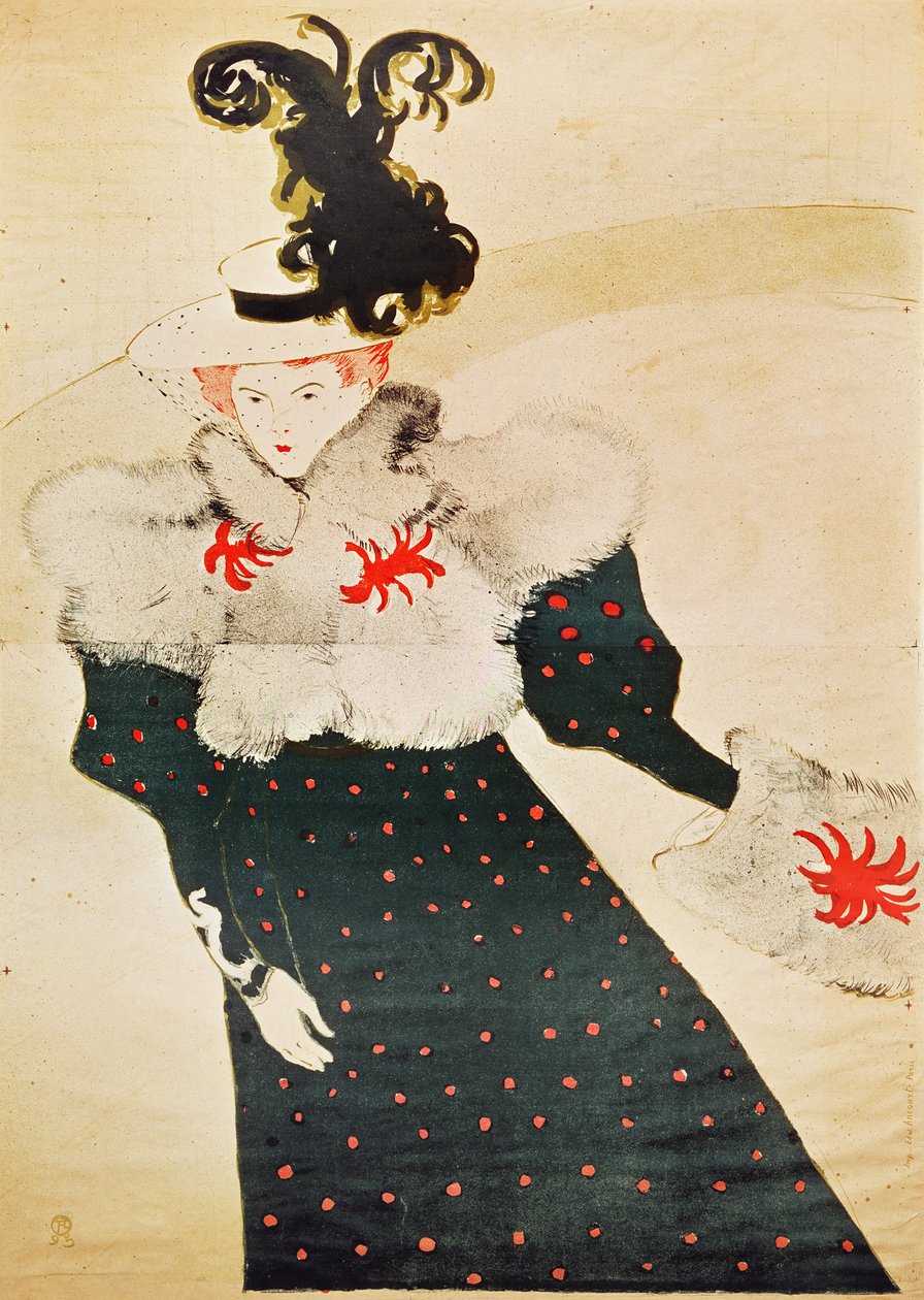 La Revue Blanche -juliste, 1895 (katso myös 4636) tekijältä Henri de Toulouse Lautrec