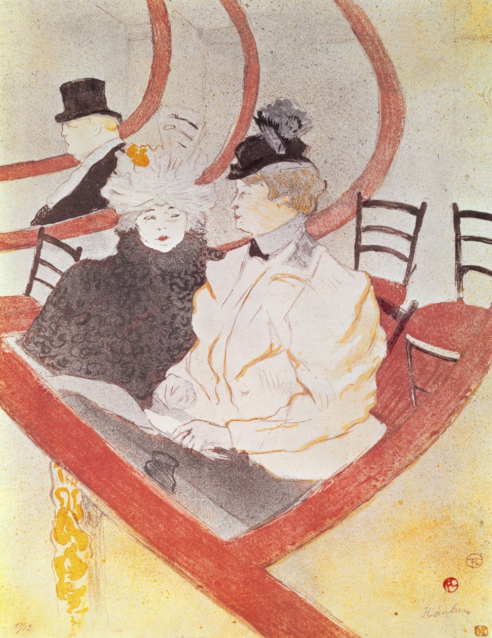 Grande Loge, 1897 (katso myös 15811) tekijältä Henri de Toulouse Lautrec