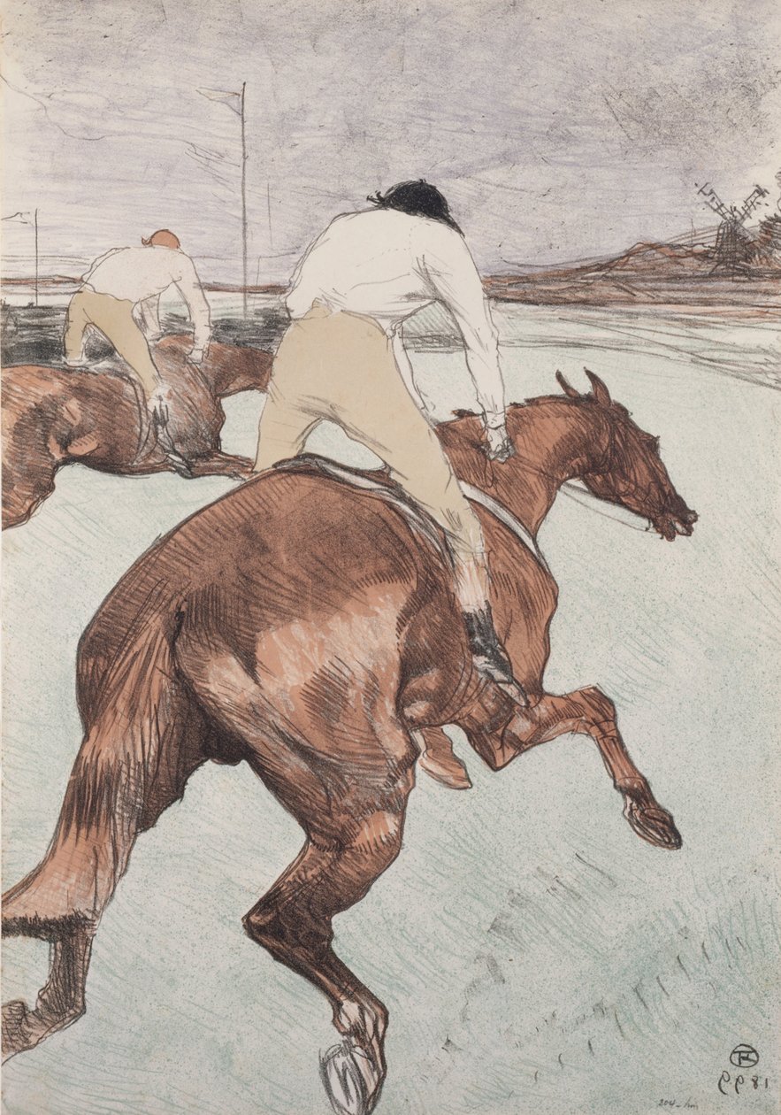 Jockey tekijältä Henri de Toulouse Lautrec