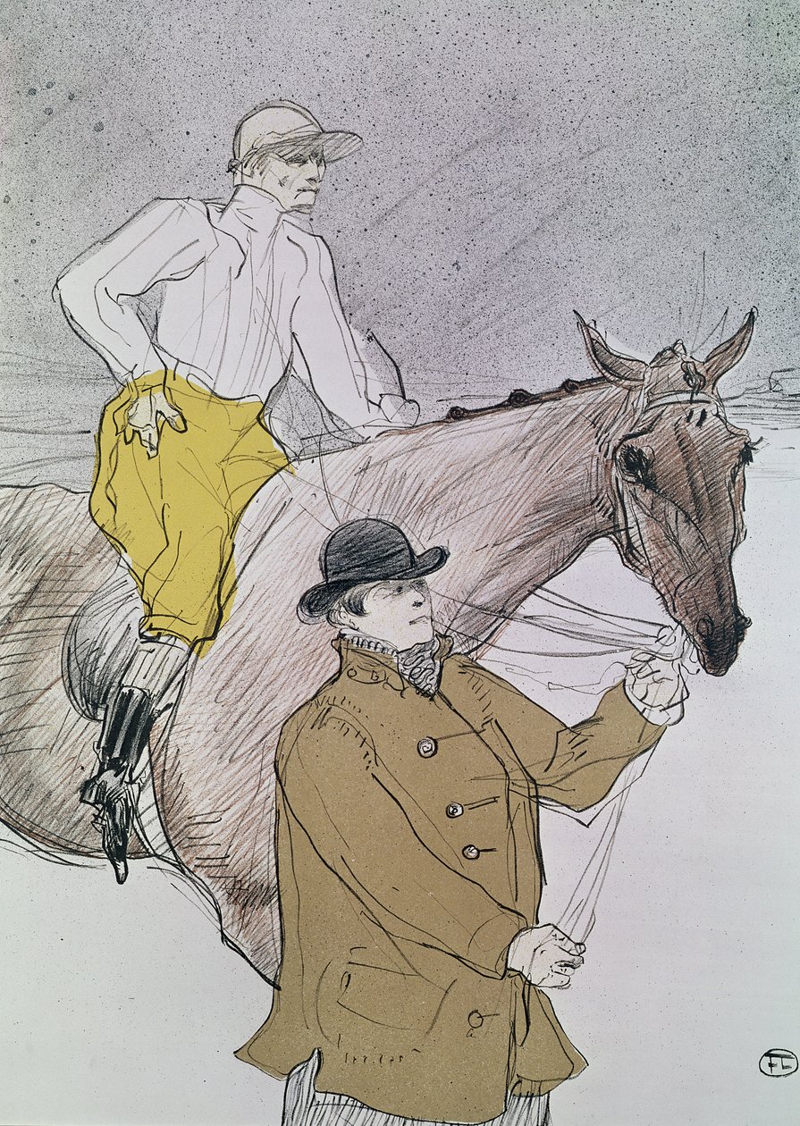 Jockey johti alkuun tekijältä Henri de Toulouse Lautrec
