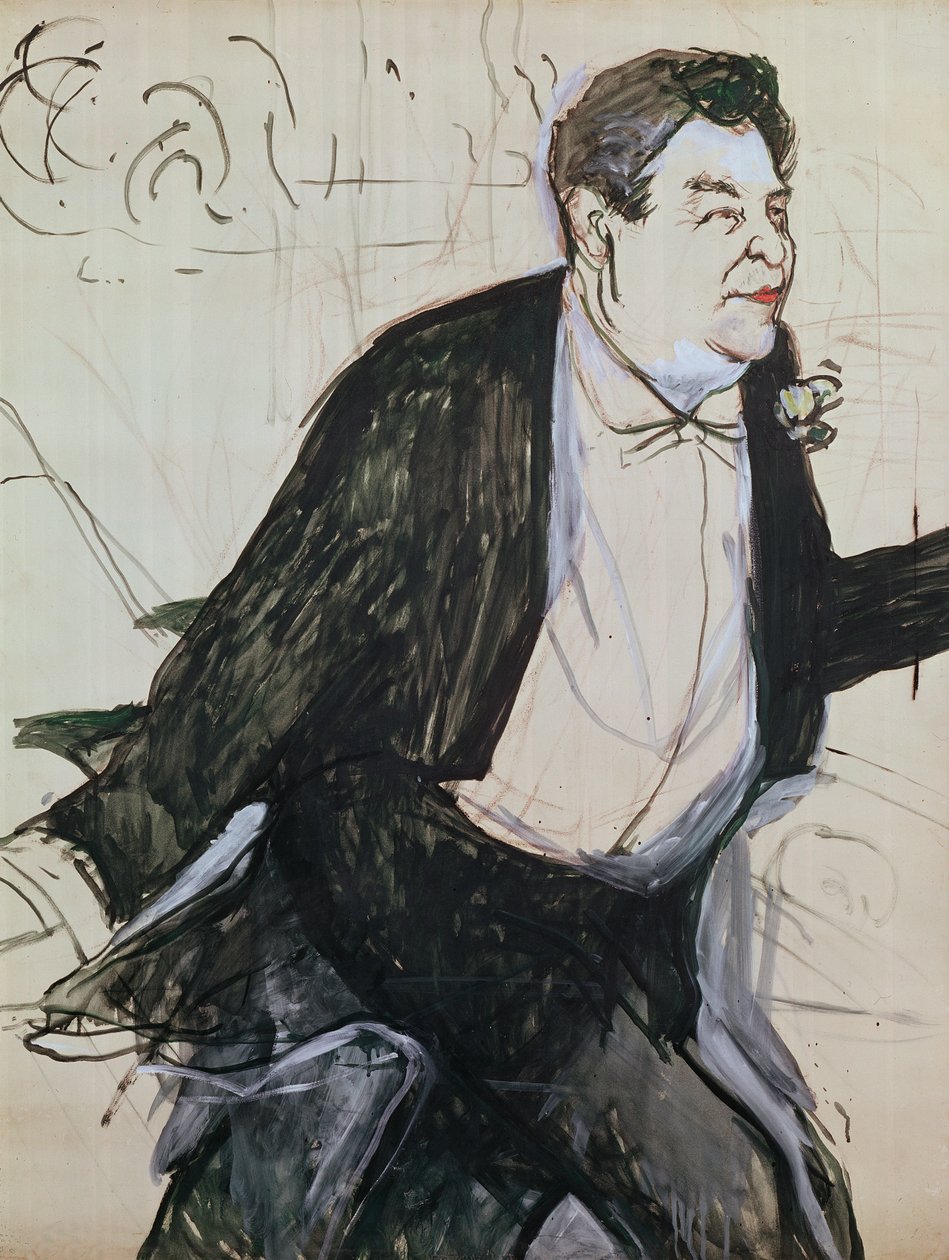 Caudieux (otelma julistetta varten), 1893 (öljy kortille) tekijältä Henri de Toulouse Lautrec