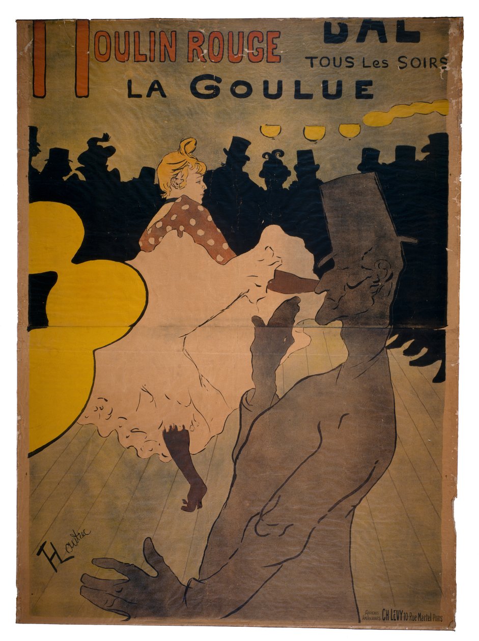 Moulin Rouge, 1891 tekijältä Henri de Toulouse Lautrec
