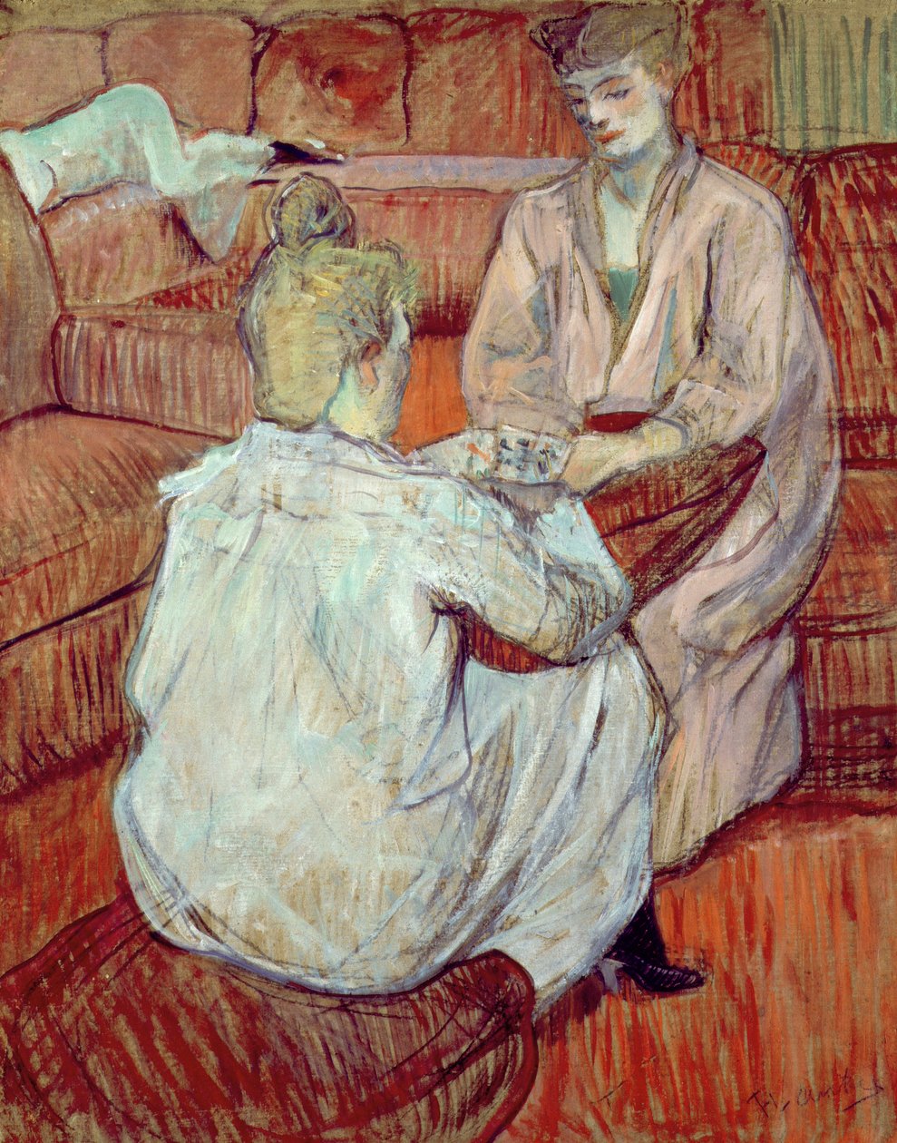 Korttipeli, 1893 tekijältä Henri de Toulouse Lautrec