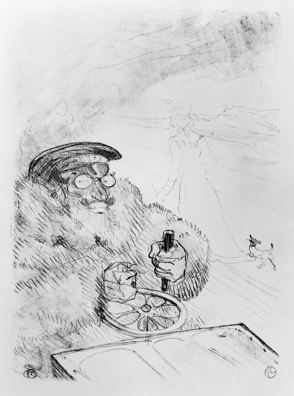 Autoilija, 1896 tekijältä Henri de Toulouse Lautrec