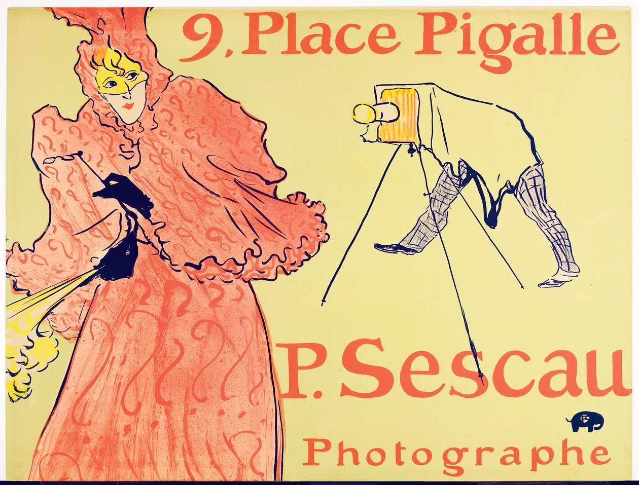 Valokuvaaja Sescau, 1896 tekijältä Henri de Toulouse Lautrec