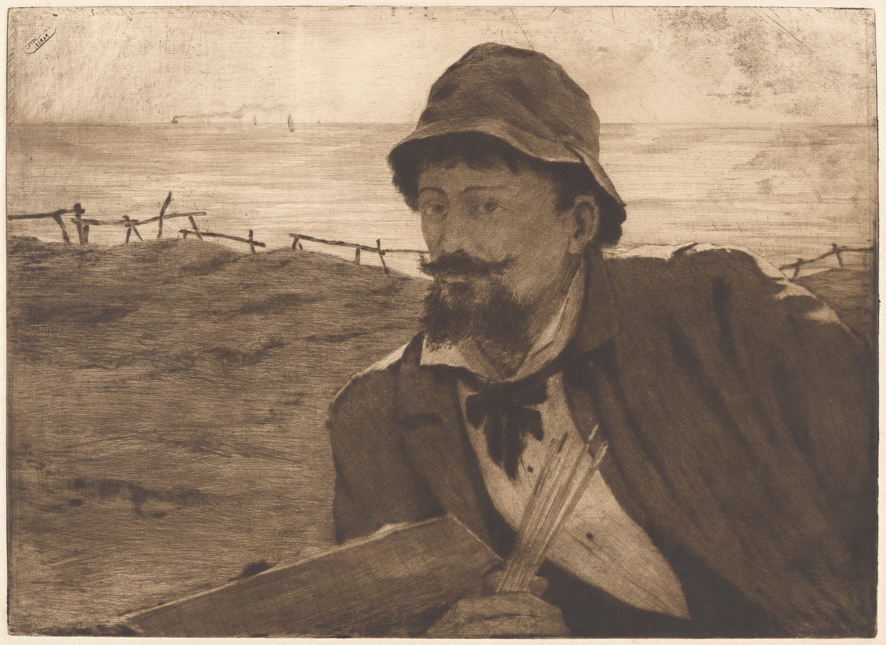 Kallion reunalla [Omakuva] tekijältä Henri-Charles Guérard