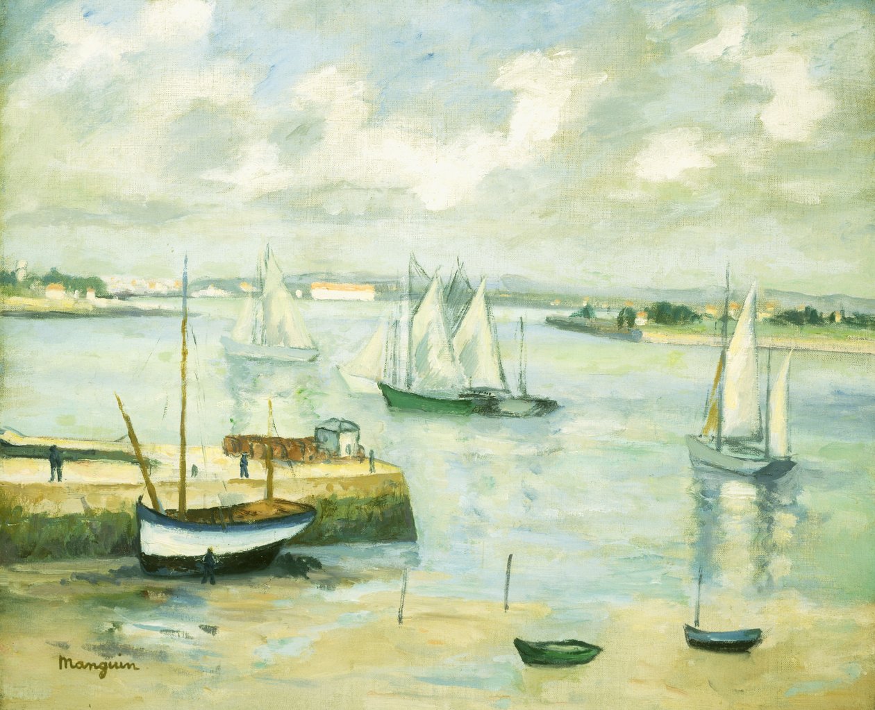Concarneau tekijältä Henri Charles Manguin