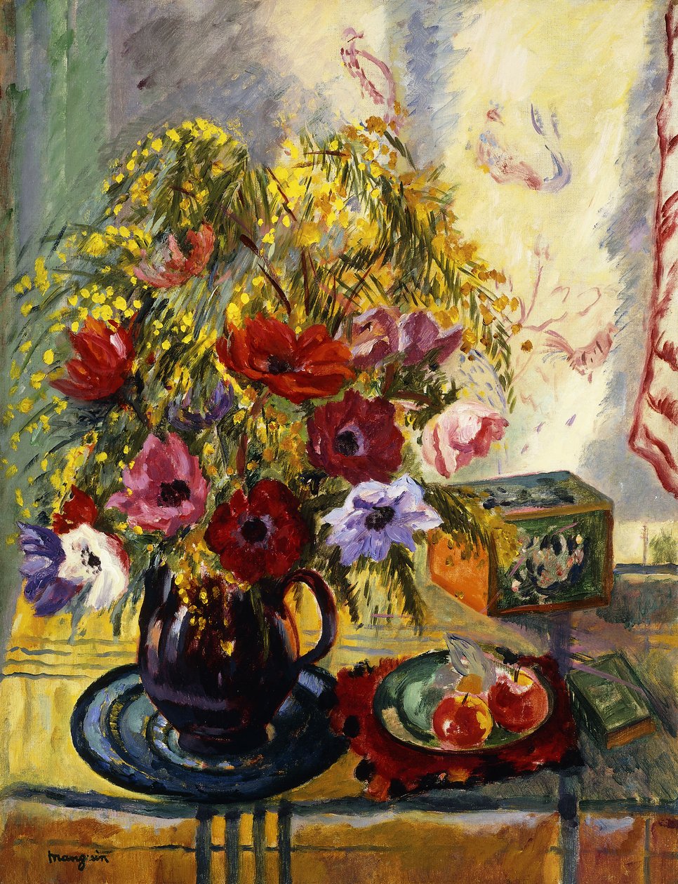 Flori și fructe; Fleurs et Fruitsfinlandez tekijältä Henri Charles Manguin