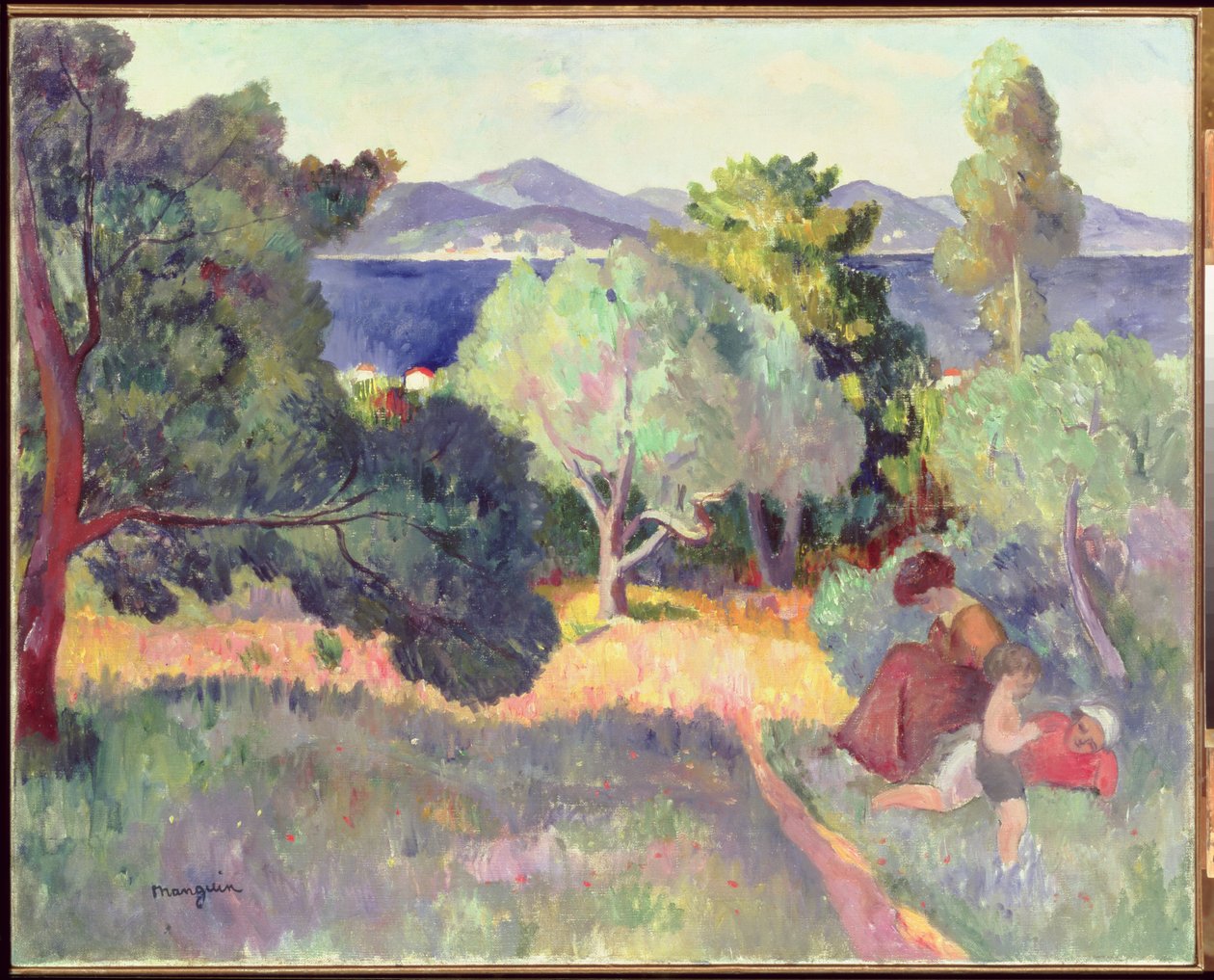 Polku Saint-Tropezissa tekijältä Henri Charles Manguin