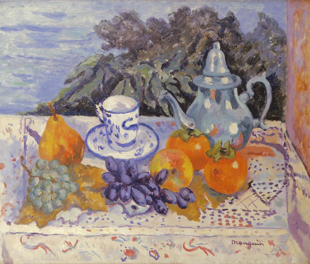 Granaattiomena, kaki, tina tekijältä Henri Charles Manguin
