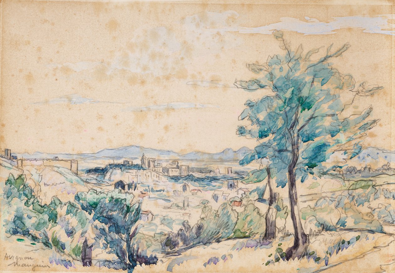 Paavien palatsi - Avignon tekijältä Henri Charles Manguin