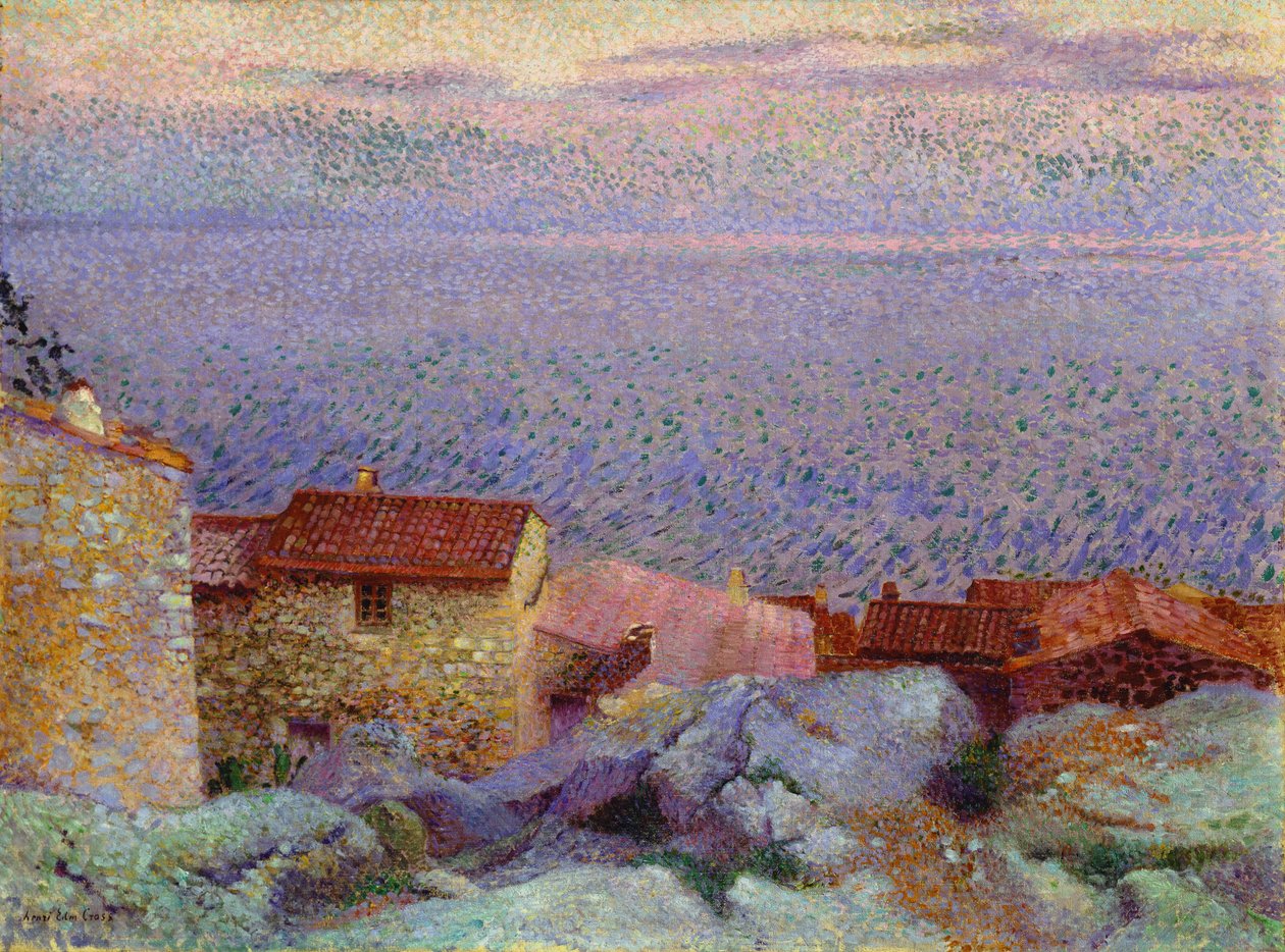 Rannikkomaisema tekijältä Henri Edmond Cross
