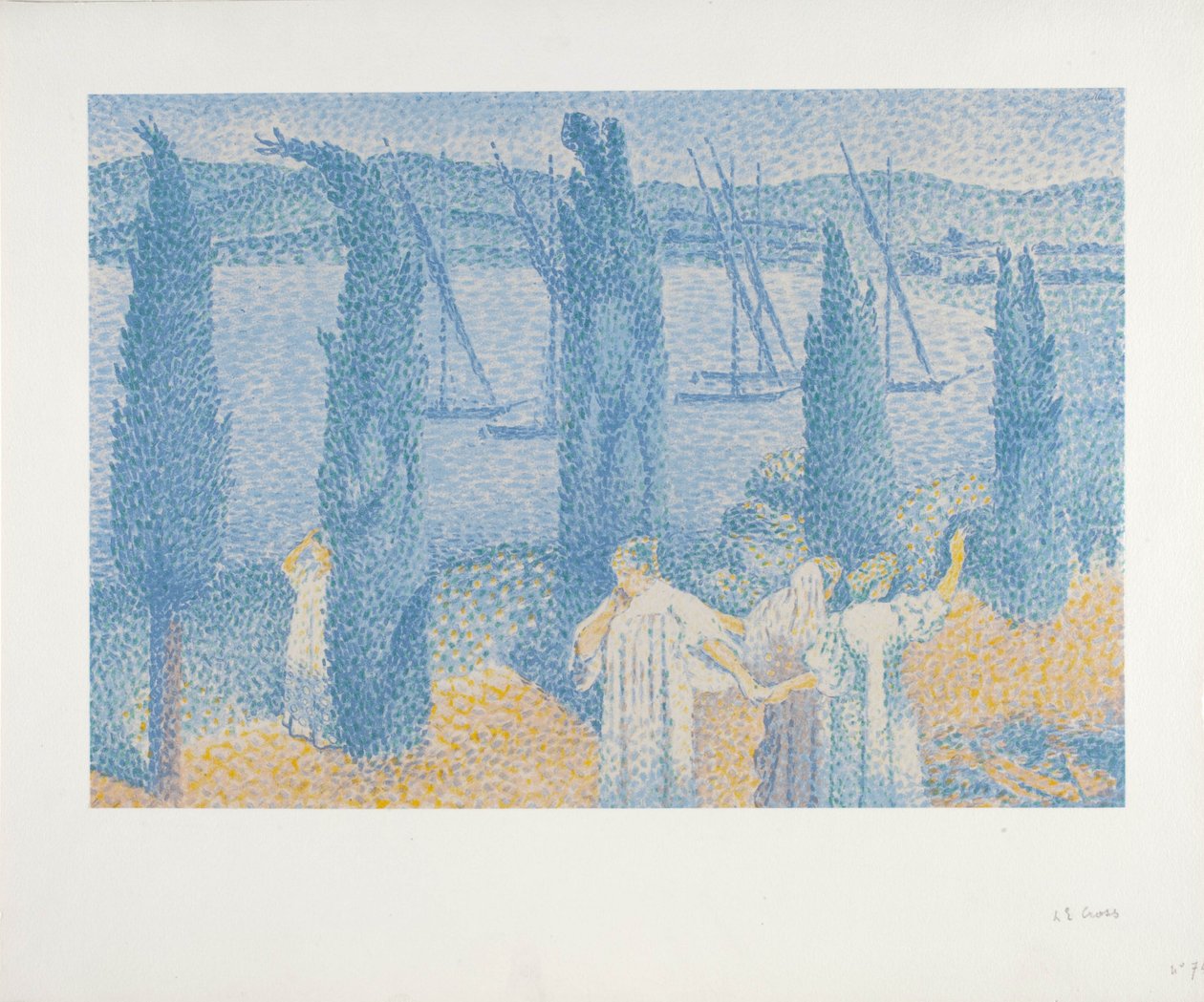 Promenade tai Kypros tekijältä Henri Edmond Cross
